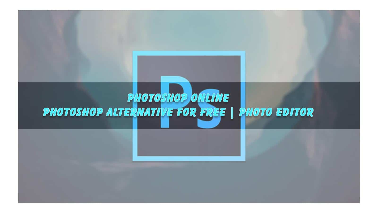 free photo editing programs like photoshop