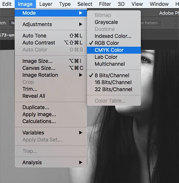 Change to CMYK for vibrant colors