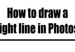 How to draw a straight line in Photoshop